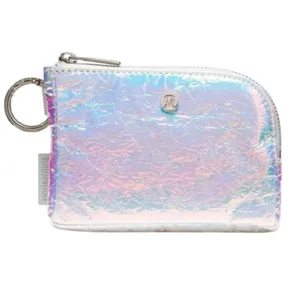 Lululemon Clippable Card Pouch Iridescent Iridescent / Silver Wallet thumbnail 1