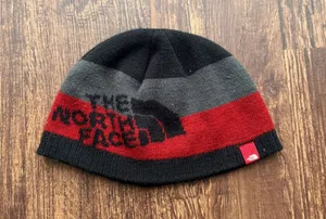 The North Face Banner Beanie Spell Out Logo Knit Gorpcore Skull Hat - One Size thumbnail 1