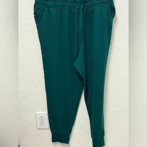 Everest Green Sleeveless Sweatpant Jumpsuit thumbnail 5