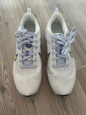 Nike Downshifter 12 Running Sneakers (Sz 8.5) Summit White/ Lime Blast thumbnail 3