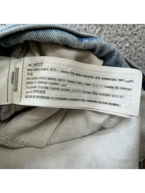 Abercrombie & Fitch The 90s Straight Ultra High Rise Distressed Jeans 35/20R thumbnail 7