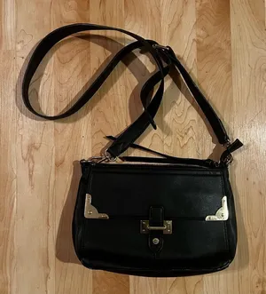 BCBGeneration Black Shoulder Bag Purse thumbnail 1
