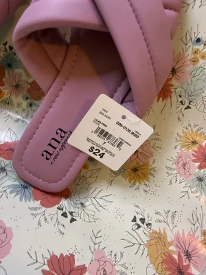 A.N.A Pink Slide Sandals thumbnail 2