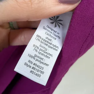 Athleta Berry Purple Athletic Golf Tennis Running Skirt Built-in Shorts Skort thumbnail 8