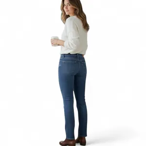 NWT Women’s Wrangler High Rise Bootcut Free to Stretch Blue 2/26 thumbnail 3