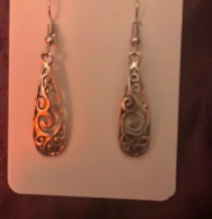 Sterling Silver Handmade Dangle Earrings thumbnail 2