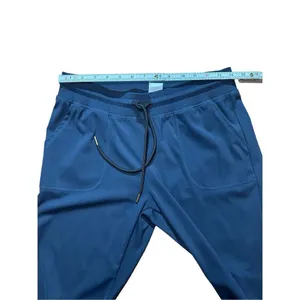 Zyia Active Ankle‎ Zip Jogger Pants Pull On Drawstring Navy Athleisure Women's S thumbnail 6