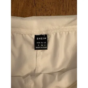 SheIn White Ruffle Mini Skirt Skort Tiered Layered Coquette Fairy Feminine Size Small thumbnail 3
