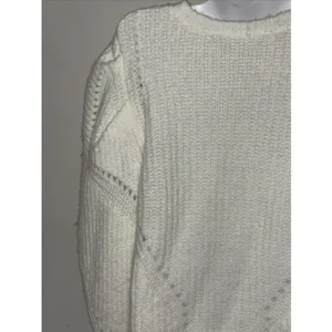 Sugarlips Womens Sz M Chunky Knit Puff Sleeve Sweater EUC thumbnail 7