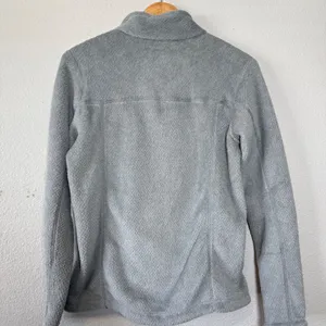 Patagonia Re-Tool Fleece 1/4 Snap-T Pullover‎ Gray Aurea Pink Trim Medium thumbnail 3