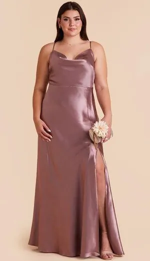 Birdy Grey Lisa Long Satin Dress Size XL thumbnail 1