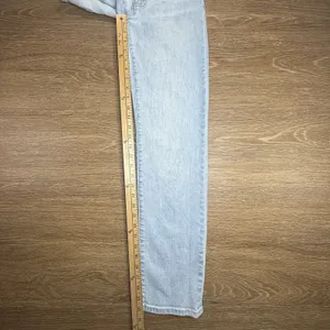 Madewell Perfect Vintage Straight Jean Womens 23T High Rise Hemp Blend Blue thumbnail 12