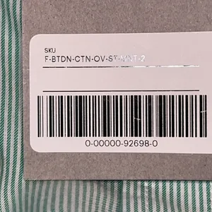 Everlane Womens Cotton Oversized Shirt 2‎ Mint Green White Pinstripe Button Down thumbnail 6