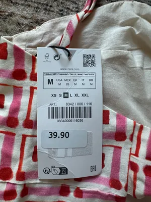 Zara Printed Linen Tie Back Tank thumbnail 3