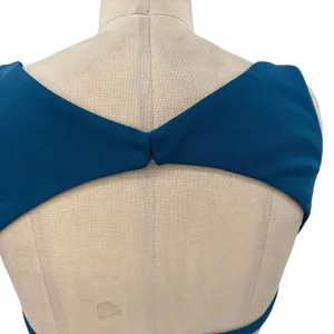 La Femme Blue Cut Out Side Slit Gown Dress Prom Formal Size‎ 4 thumbnail 10