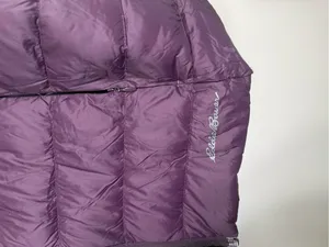 Eddie Bauer Women's CirrusLite Down Vest in Deep Eggplant Purple XL thumbnail 5