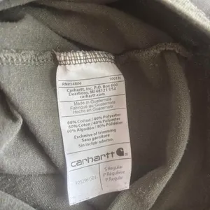 Carhartt Relaxed Fit Olive Green Pocket T-Shirt Small thumbnail 6