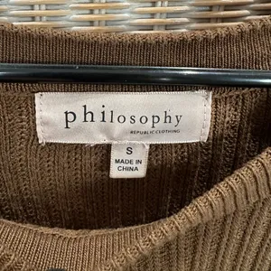 Philosophy Sweater Top thumbnail 2
