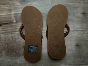 Hari Mari Braided Flip flops Brown Size 6 thumbnail 4