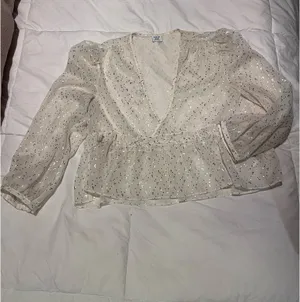 Aritzia Sunday Best Glitter Sheer Top thumbnail 3