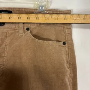 Talbots Heritage Corduroy Pants Womens 10 Tan Straight Curvy‎ Flawless Five-Pocket Camel thumbnail 4