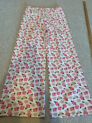 Boutique Anniewear denim floral jeans L thumbnail 5