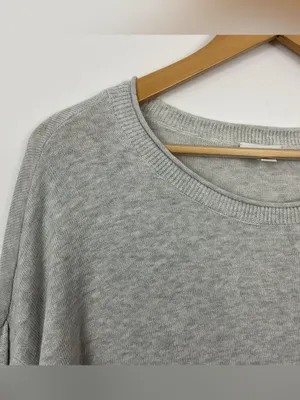 Garnet Hill Linen Organic Cotton Knit Shift Sweater Dress Womens Size XS thumbnail 3