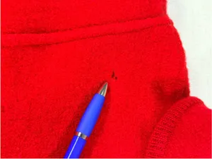 Vintage The Eagle’s Eye 100% Wool Shawl Collar Cropped Cardigan Jacket Red 12 thumbnail 8