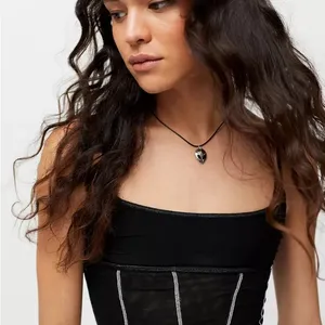 Urban Outfitters Black Corset Tank thumbnail 1