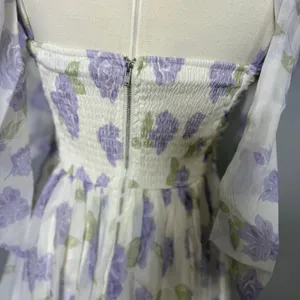 Petal And Pup Floret Midi Dress, Lavender, M thumbnail 4