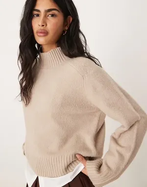 Abercrombie + Fitch Mockneck Sweater thumbnail 1