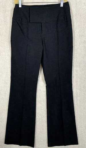 Cache Womens Stretch Pants‎ Size 6 Mid Rise Dark Gray Boot Cut Dress Casual thumbnail 1