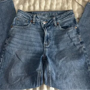 American Eagle Outfitters Mid Rise Blue Jeans thumbnail 1