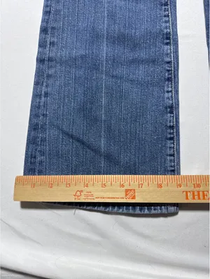 7 For All Mankind Vintage Flared Jeans - Classic Blue Denim thumbnail 2