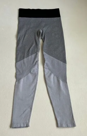 Aerie Chill Play Move Seamless Ombre Leggings Gray Size XS Ribbed High Waisted thumbnail 1