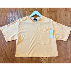 Nike orange cropped pocket front t shirt size M thumbnail 11