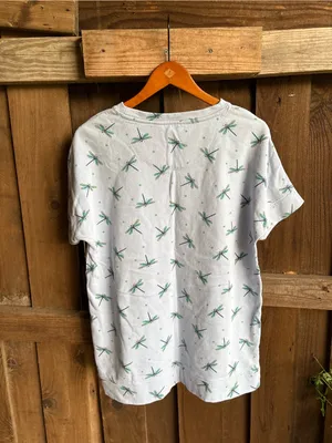 Coldwater Creek Light Blue Dragonfly Thick Tee thumbnail 5