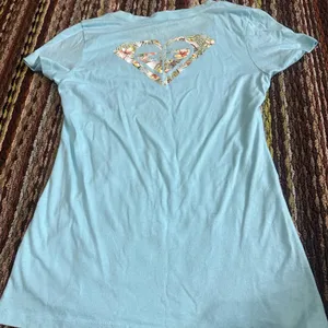 Roxy Blue Short Sleeve Relaxed T-Shirt thumbnail 4