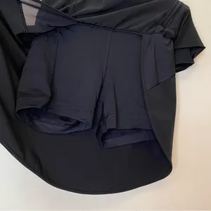 LULULEMON Hotty Hot High-Rise Lined Active Skirt *Long Black Sz 2 XS thumbnail 9