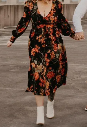 Vestique Vestibule Autumn Lovers Midi Dress Fall thumbnail 4