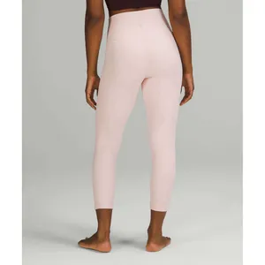 Lululemon Align High-Rise Crop 23 Pink Mist Nulu Yoga Leggings Size 8 thumbnail 2