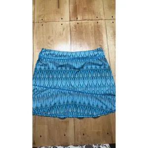 Prana Womens XL Blue Geometric‎ Print Athletic Skort Activewear Skirt thumbnail 4