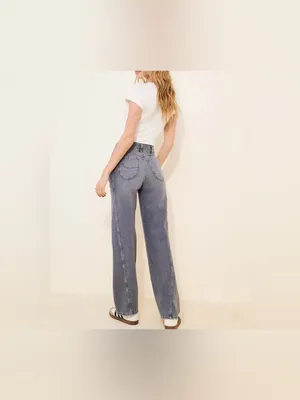 NWOT Free People We the Free Aster Straight Leg Jeans - slate grey - 27 thumbnail 6