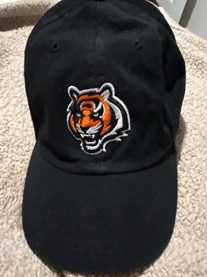 '47 Black Cap with White Logo and Orange Tiger Accent thumbnail 1