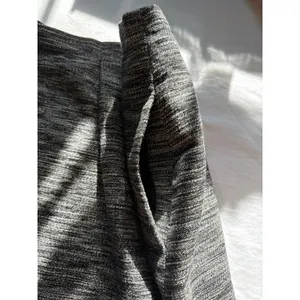 Madewell Pleated Mini Skirt Black White Space Dye Tweed Pockets Chic Size 8 thumbnail 8