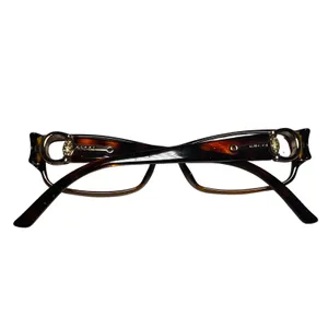 Gucci Eyeglasses Womens GG 3553 Dark Tortoise Gold Horsebit Crystal Frames Only thumbnail 10