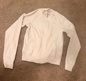 lululemon athletica White Zip-Up Jacket with Breathable Mesh thumbnail 1