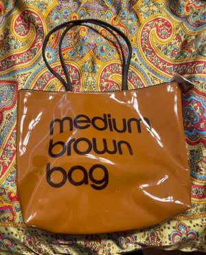 Bag Glossy Tan Tote thumbnail 1