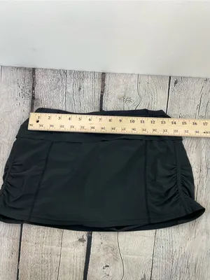 Lululemon Black Skort with shorts drawstring size 6 thumbnail 8
