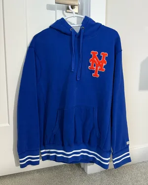 New York Mets blue hoodie thumbnail 1